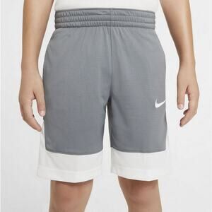 Nike Basketball Shorts Pull-On Standard Fit Elastic Stretch Gray Men's Size S